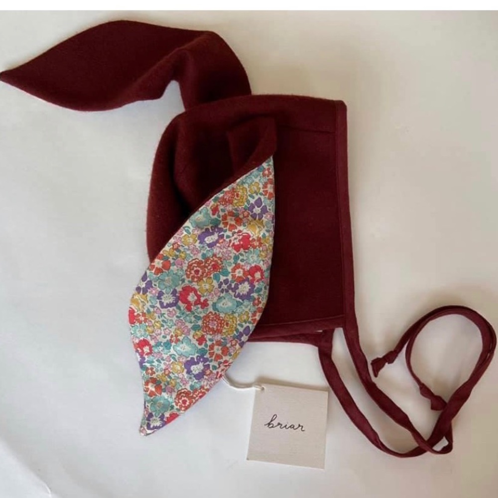 NWT Briar Happy Wool Bonnet 12-18M